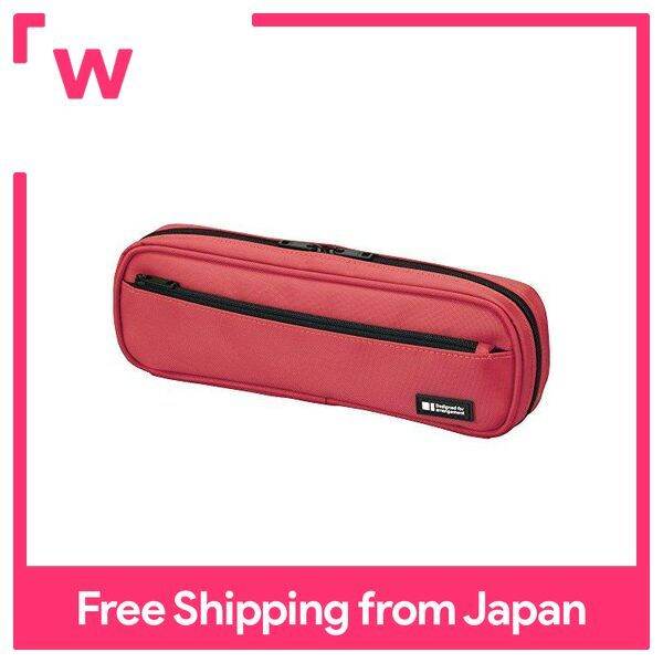 Libick lab. Pen Case tipe 2 arah Coral Model Luar Negeri A7552-103