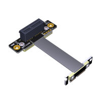 PCIe 3.0X1ถึง X1สายต่อ R11SL-TL Dual 90องศามุมขวา R11SL-TL 8G Bps PCI Express 1x Riser การ์ดริบบิ้น Extender