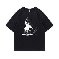 Hot Sale New Game Hollow Void Hollow Knight Tees Mens Fashion Oversized T Shirt Men Anime Casual T-shirt Man Fashion Streetwear 4XL 5XL 6XL