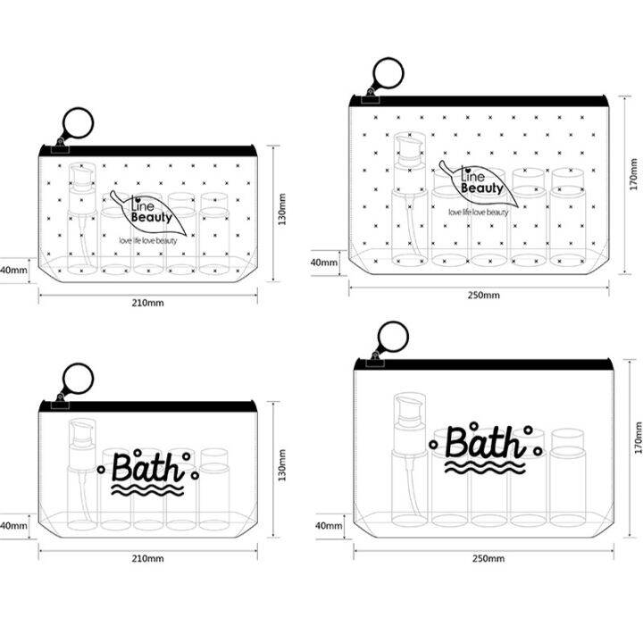 ladies-waterproof-cosmetic-bag-convenient-travel-transparent-makeup-storage-bag-bathroom-men-women-female-clear-wash-bag