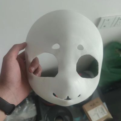 Print Skull Japanese Rabbit Fursuite Beastly Skull Mask Headband