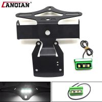 Motorcycle Aluminum License Plate Bracket indicator lights For yamaha FZ1 FZ6 FZ8 FZ-1 FZ-6 FZ-8 NMAX N-MAX XJ6 YBR 125 YBR125