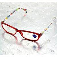 Handcrafted Small Rectangle Red Frame Pattern Spring Temples Women Reading Glasses +0.75 +1 +1.25 +1.5 +1.75 To +4