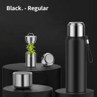 600-1500ML Digital Thermos Water Bottle With A Cup Temperature Display Intelligent Stainless Steel Insulated Vacuum Flasks Mug