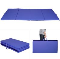 240*120*5cm Yoga Mat Sports Folding Non-slip Gym Exercise Workout Training Fitness Child Gymnastics Mat with Bag HWC