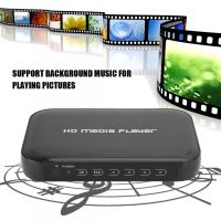 ⚡ส่งไวสินค้าของแท้⚡ Mini Media Player 1080P Full HD HDMI/USB/AV/VGA เครื่องเล่น HD Player