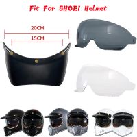 ✼ Universal Motorcycle Helmet Visor Lens 3 Snap Button Retro Helmet Brims Goggles Motorcycle Helmet Brims Fit for SHOEI Helmets