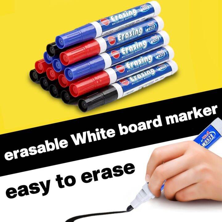 Erasable White Board Marker Pen Three Colors Lazada PH