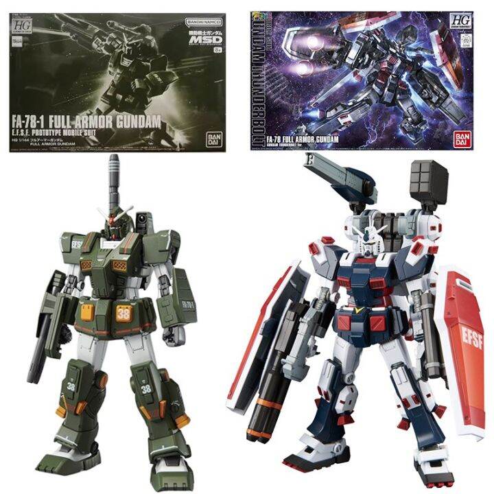 bandai-gundam-anime-figure-hg-1-144-fa-78-1-full-armor-gundam-fa-78-thunderbolt-ver-action-figures-model-toys-gifts-for-kids