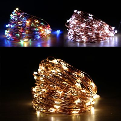 ✳❂☋ 20m/10m/5m/3m/2m LED String Lights Battery/USB Christmas Lights Outdoor Garland Waterproof Fairy Light for Home Wedding Decor