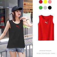 Sport leopard Womens sleeveless t-shirt summer loose singlet