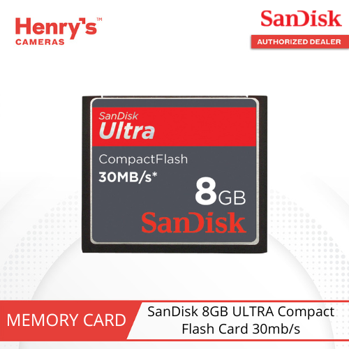SANDISK 8GB ULTRA COMPACT FLASH CARDS 30mb/s HENRY'S CAMERAS Lazada PH