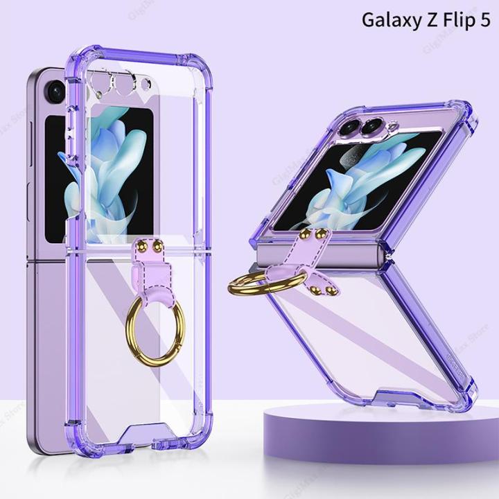 clear-case-galaxy-z-flip-5-4-3-flip5-shockproof-cover-for-samsung-galaxy-z-flip-5-flip4-flip5-flip3-case-with-ring-z-flip5-funda-phone-cases