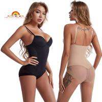 11DDTTII การควบคุมหน้าท้อง Bodysuit shapewear กับถ้วย ไร้รอยต่อไร้รอยต่อ เทรนเนอร์เอว ชุดแกะสลักร่างกาย ร่างกายบีบอัด เสื้อแท็งก์ท็อป สำหรับผู้หญิง