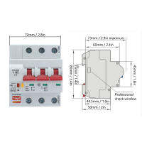 สวิตช์ป้องกันวงจร,เบรกเกอร์3P AC 400V สำหรับอุปกรณ์จ่ายไฟสำหรับไฟกลางแจ้ง