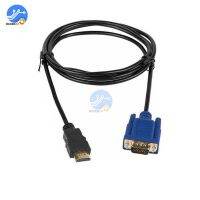 For HDMI-compatible To VGA Converter Cable Audio Converter Connector Adapter Male To Female 10.2 GB/S PVC VGA To 1.8 M