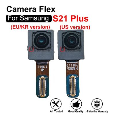 กล้องหน้าของแท้สำหรับ Galaxy S21 Plus S21 + G996U G996N G996B G9960อะไหล่ซ่อมกล้องหลักและกล้องกว้างด้านหลัง