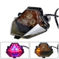 Motorcycle Taillights for Yamaha YZF R3 R25 MT25 MT07 Moto LED Tail Lights Colorful Brake Lights Motorbike Turn Signal Light