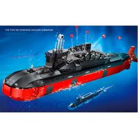 Moc WW2 The Type 094 โมเดลฟิกเกอร์ตัวต่อเรือดําน้ํา 09-IV Jin-Class ของเล่นสําหรับเด็ก 996 ชิ้น