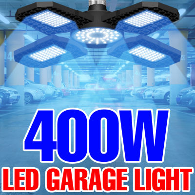 LED Garage Lamp 220V Floodlight E27 Light Bulb 200W 300W 400W Industrial Lighting Folding Warehouse Lampara Gym Ceiling Light