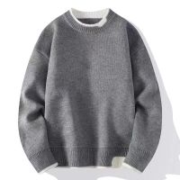 【YD】 Sweaters Men Sleeve Fashion Knitted Hip Hop Pullover Male O-Neck Knitwear Couple Streetwear 3XL