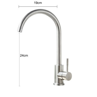 Bakicth Square Kitchen Faucet Matte blackChorme Hot and Cold Kitchen Sink Tap 360 Degree Rotation Mixer Deck Mounted Water Taps