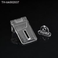 ❣◕ 10 pairs Acrylic transparent hinge corner lock catch door buckle for box drawer thickness 3mm