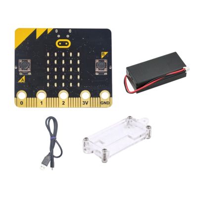 BBC Microbit Go Start Kit :Bit BBC DIY Projects Programmable Learning Development Board with Protective Shell