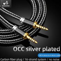 ATAUDIO HIFI 4.4mm to 4.4mm audio cable HiFi OCC silver plated 4.4 male to male HiFi amp cable