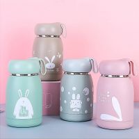 320ML Mini Cartoon Thermos Bottle Children Student Cute Thermo Mug Stainless Steel Belly Cup Portable Thermo Thermocup For Kids