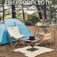 Shine Trip Outdoor Camping BBQ Picnic Fireproof Heat Flame Retardant Cloth Insulation Mat Sleeping Pads