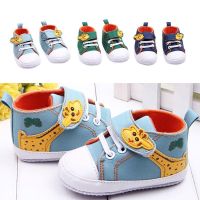 COD SDFGDERGRER Baby Infant Girl Boy Cute Cartoon Soft Sole Sneakers Canvas Crib Prewalker Shoes 0-12 Months