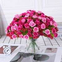 ☸◊♤ Imitation small rose 21 diamond roses 7 fork spring small rose small Camellia small rose bud artificial flower