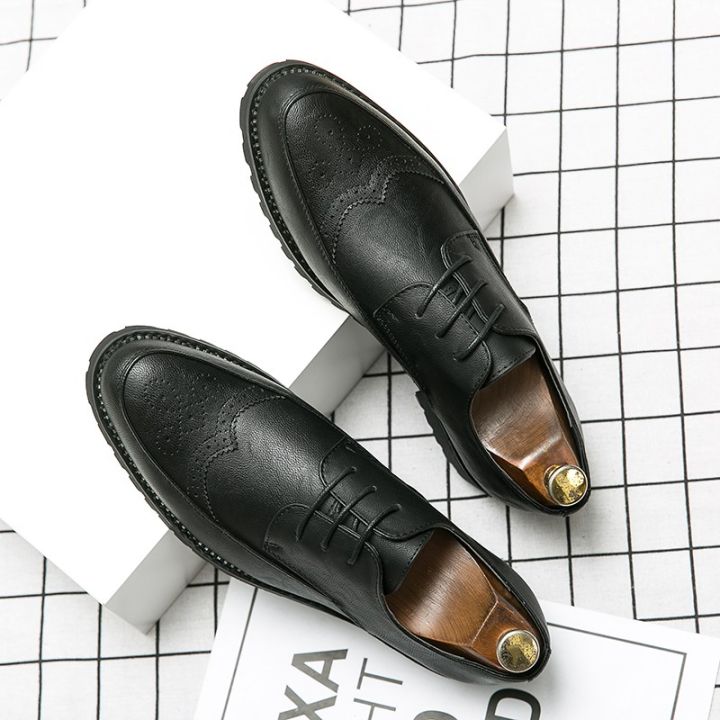 brown-leather-shoes-men-formal-shoes-for-men-men-shoes-casual-formal-brogue-shoes-men-carved-classic-r-style-british-business-leather-shoes-men-office-shoes-for-men-derby-shoes-oxford-shoes-men-รองเท้