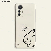 NORVIK ภาพยนตร์การ์ตูนน่ารักลาย Pika เคสโทรศัพท์สีขาวไร้ขอบสำหรับ Xiaomi Mi 13 12 12 12T 11T 10T Lite Redmi Note 12 11 11S 10 9S POCO X4 F4 M3 GT Pro 4G 5G n11-2เคสฝาหลังสร้างสรรค์