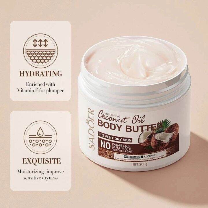 SADOER Coconut Oil Body Butter Lazada PH sadoer-coconut-oil-body-butter-lazada-ph