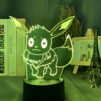 น่ารักโปเกมอน Pikachu อะนิเมะตัวเลข3D Led ไฟกลางคืนรุ่นของเล่นเด็กห้องนอนตกแต่งของขวัญวันเกิดของขวัญคริสต์มาสสำหรับเด็ก