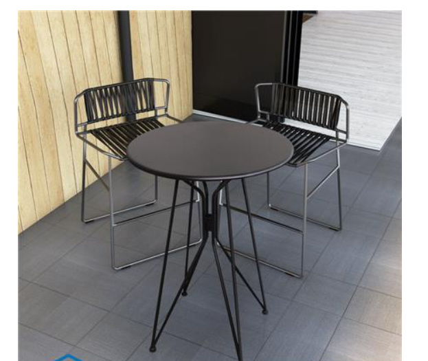Bar Table Size 70x70x100 Cm maximum Load Capacity 35 Kg Black Bar Table Size 70x70x100 Cm maximum Load Capacity 35 Kg Black