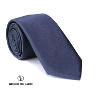 Giorgio Del Sarto Silk Necktie 6.5 cm Grey with Fabric Texture เนคไทผ้าไหมลายพื้นสีเทามีเท็กเจอร์