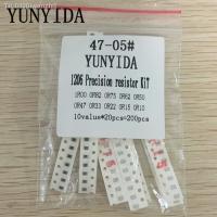 ✟☇✖ 200PCS 1 1206 SMD resistors assorted kit set 10 valueX20pcs 200pcs 1R00 R820 R750 R620 R500 R470 R330 R220 R150 R100