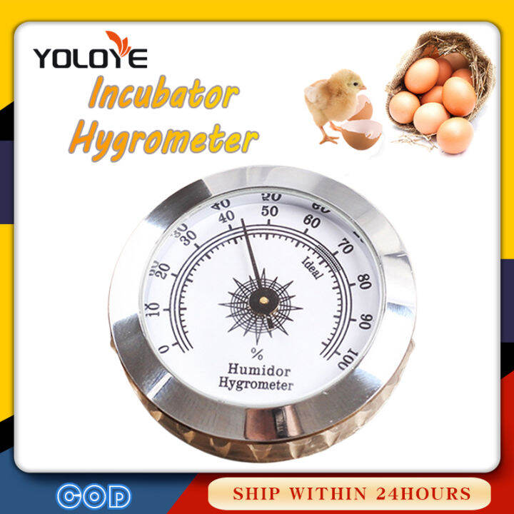 Analog Hygrometer Mechanical Round Hygrometer Humidity Gauge for