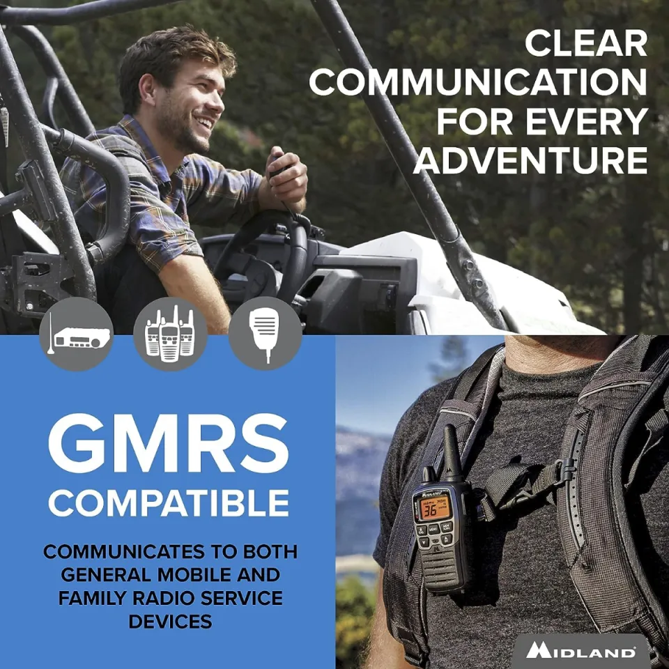 Midland – MXT115 15 Watt GMRS MicroMobile Two Way Radio Off Roading  Outdoor RZR Farm, Trails Radio Repeater Channels Extended Range  External Magnetic Mount Antenna NOAA Weather Alerts Two-Way Radio  Lazada PH