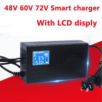 ที่ชาร์จแบตเตอรี่3a 48V 60V 72V หน้าจอ Lcd สเก็ตบอร์ดกลางแจ้ง