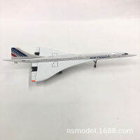 โมเดลเครื่องบินเร็วกว่าเสียง  Airfrance Concorde ขนาด 16 ซม. มีล้อ ทำด้วยเหล็ก  สวย งานละเอียดมาก -  ของเล่น ของขวัญ ของสะสม