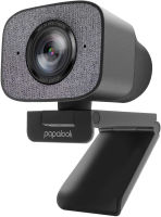 2022 2K Ultra HD Webcam, PAPALOOK PA930 1080P 60FPS Live StreamCam with Dual Microphone, 90° Fixed Focus, Privacy Cover and Tripod, Computer USB Web Camera for Zoom/Skype/Twitch/OBS