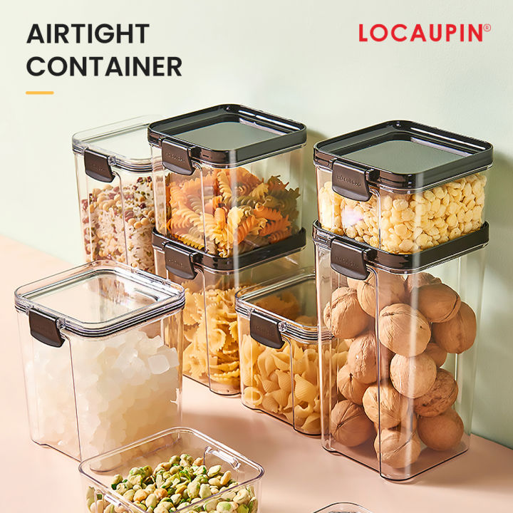 HS COD Airtight Dry Food Container Jar Canister Cookies Cereal Pasta