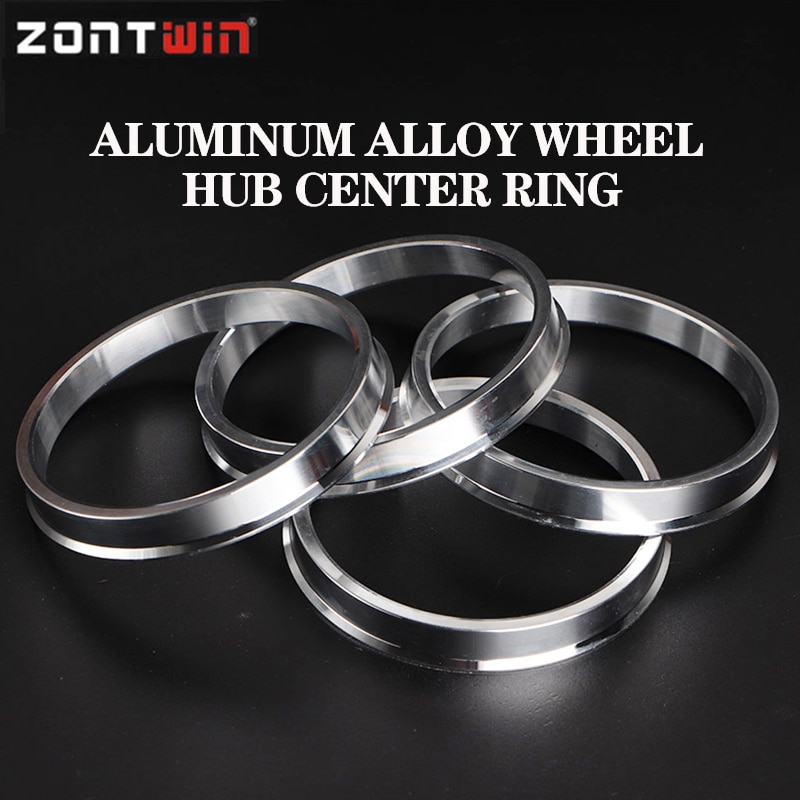 Aspire Motoring 73.1mm OD to 56.1mm ID Aluminum Hub Centric Rings Set of 4 