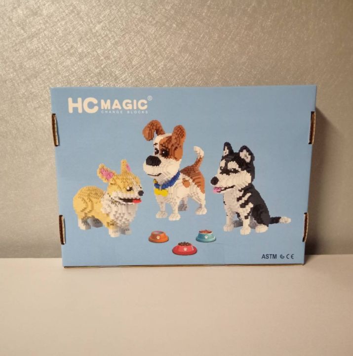 ตัวต่อ-นาโน-hc-magic-9080-น้องหมาแสนน่ารัก-สีขาวครีม-จำนวนตัวต่อ-1020-ชิ้น