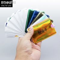 Multicolor Anti Rfid Blocking Reader Lock Bank Card Holder Id Bank Card Case Protection Metal Credit Card