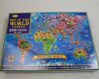 200-piece Map Puzzle, World Map, Map Of The United States, A Puzzle Toy For Adults To Release Stress And Increase Concentration